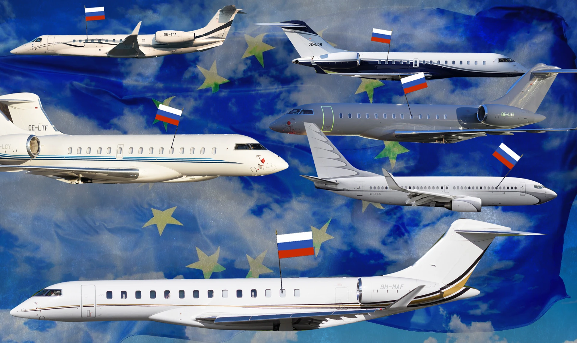 Крила Кремля. УП знайшла літаки російських еліт, які обходять санкції