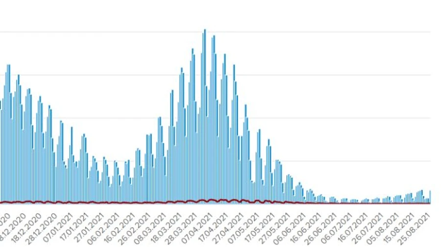 COVID в Украине: после праздников зафиксировали 1 581 больного и 45 умерших