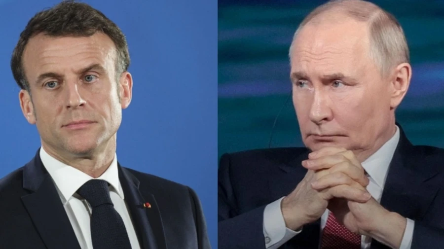 Впервые с сентября 2022 года Макрон и Путин провели телефонный разговор