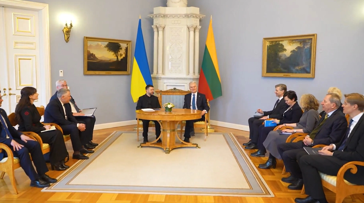 Zelenskyy discusses energy sector and peace talks with Lithuanian president