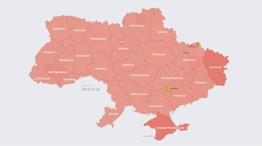 По всій Україні оголошували повітряну тривогу через зліт МіГ-31