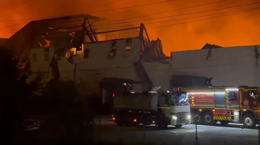 Russia destroys Biosphere warehouse in Dnipro