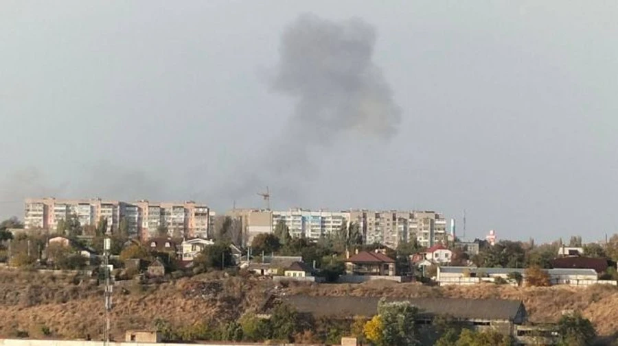 Powerful explosion rocks Berdiansk