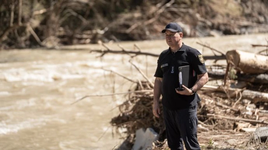 Ukrainian rescuers start working in flood-affected Slovenia
