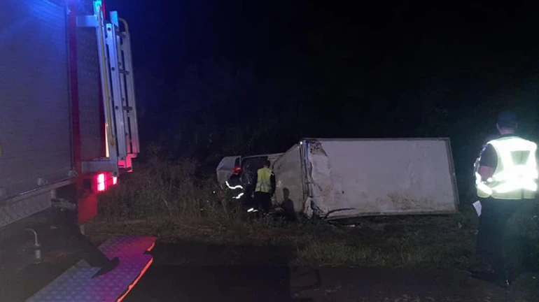 Автобус з паломниками зіткнувся з фургоном по дорозі з Києва