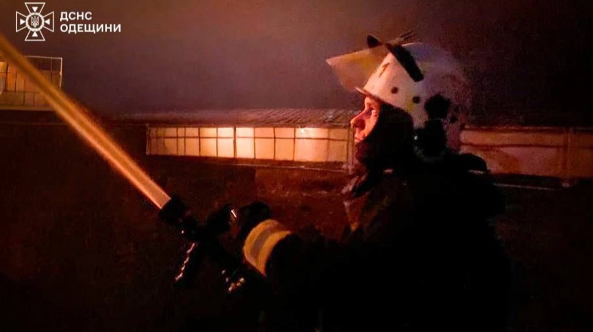 Russian drones hit energy facilities in Odesa Oblast