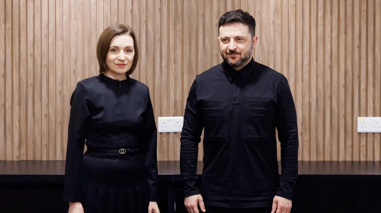 Зеленский на Кипре обсудил с президентом Молдовы скоординированный путь в ЕС