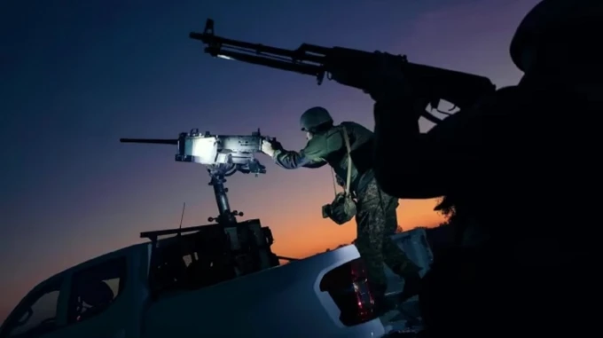 Air defence forces respond in Kyiv