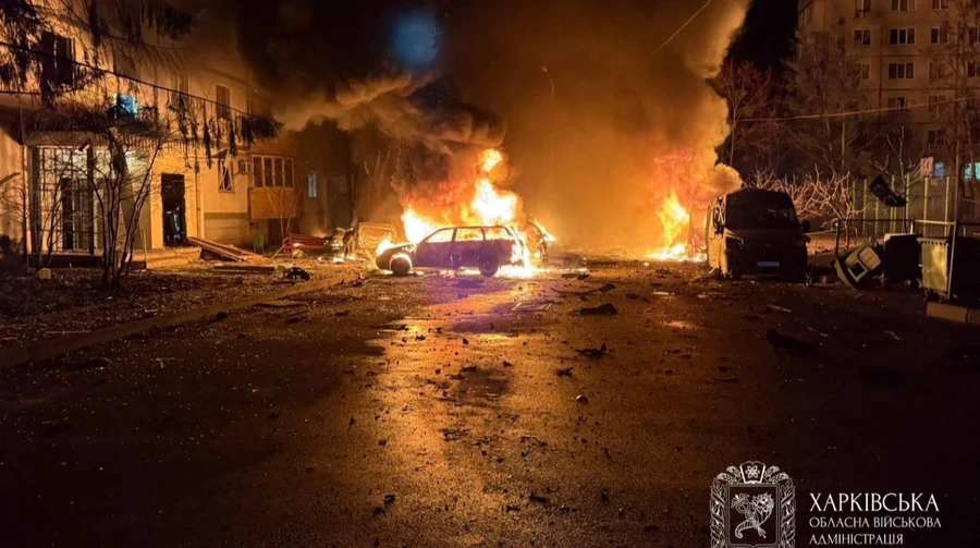 Ворог масовано атакував Харків БпЛА: понад 30 потерпілих, вирували пожежі, є руйнування