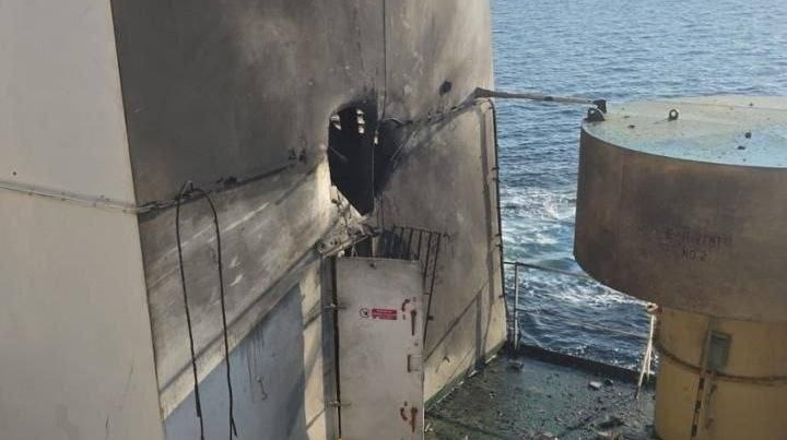 Russia hits Odesa Oblast for second time damaging Liberian-flagged vessel – photo