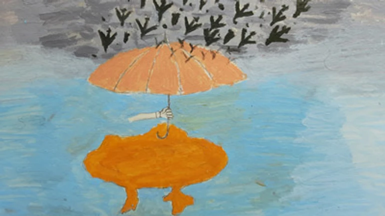 Украина под зонтиком. Дети рисуют войну