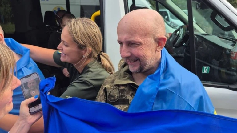 Ukrainian journalist Khyliuk brought back from Russian captivity