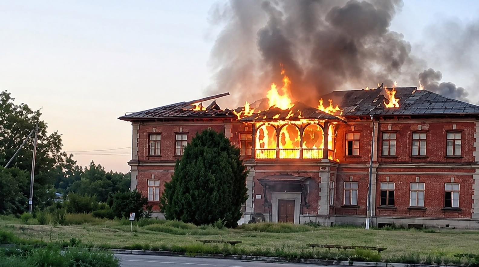 Russians destroy historic estate in Zaporizhzhia Oblast – photos