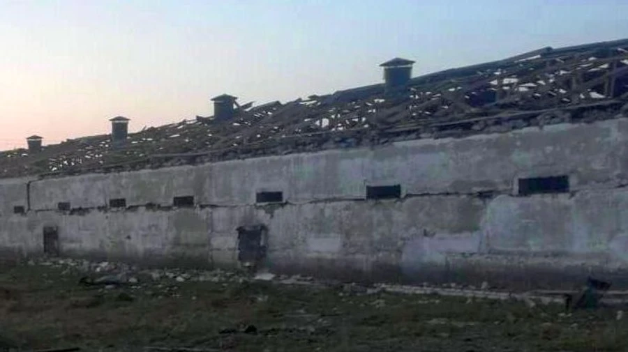 Russian missile strike leaves poultry farm in Dnipropetrovsk region destroyed