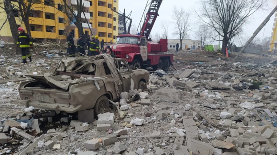 Чернигов до сих пор без света, тепла и воды