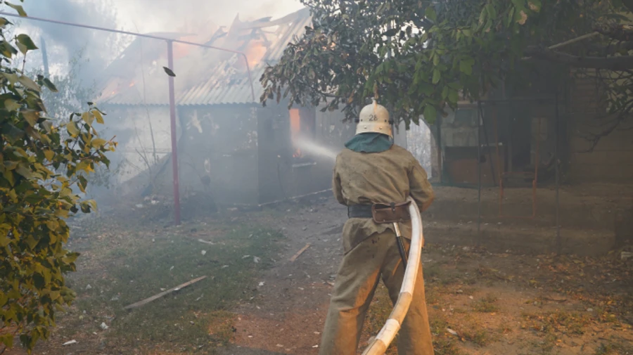 Военный погиб на пожаре в Луганской области – штаб ООС