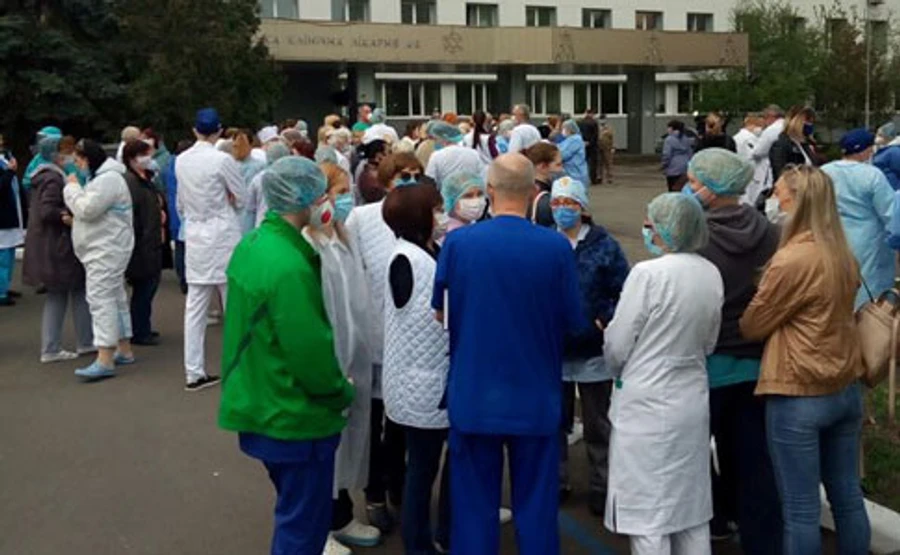 Медики Києва протестували через малу зарплату, Кличко обіцяв доплатити