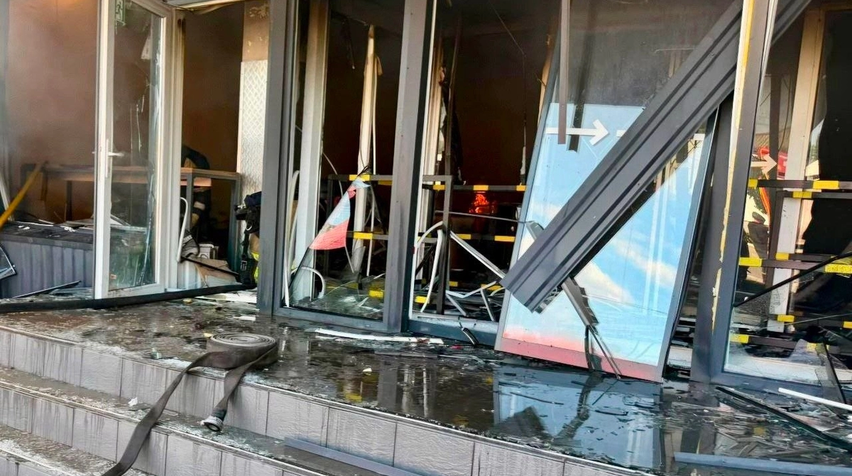 Russia hits logistics company's premises in Pavlohrad