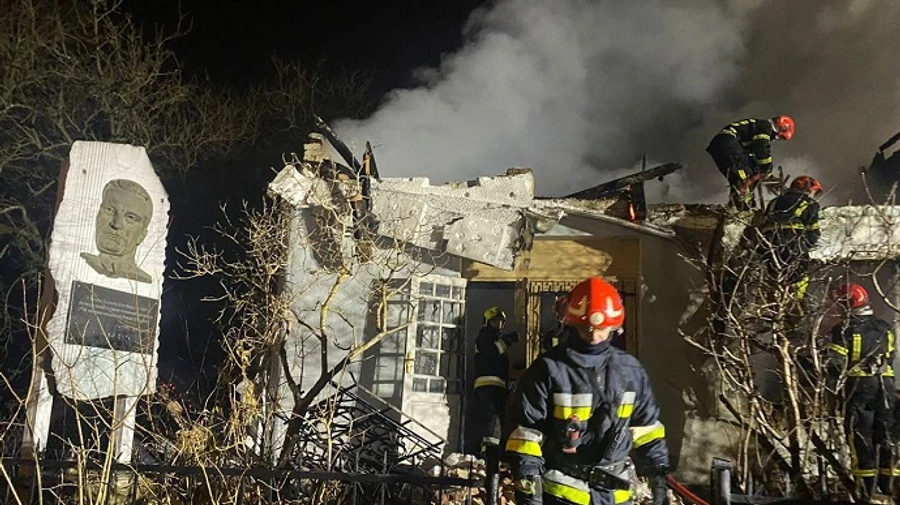 Museum in Lviv completely burned down due to Shahed drone attack
