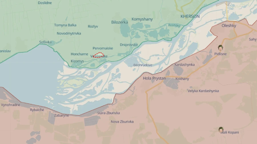 Херсонщина: после ночного обстрела РФ у мужчины 70% ожогов тела