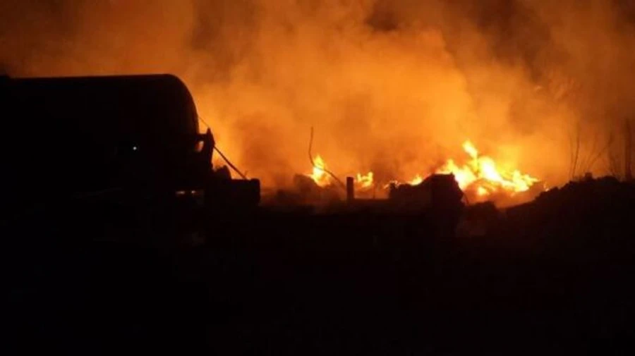 Під димовою завісою: на станції Каланчак окупанти підірвали свій ешелон з боєприпасами