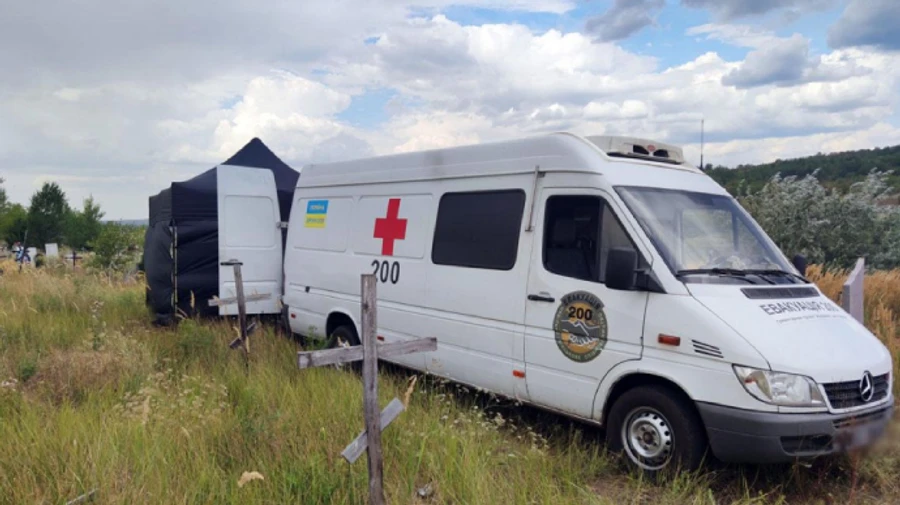 Провели ексгумацію тіл загиблих у Слов'янську в 2014 році