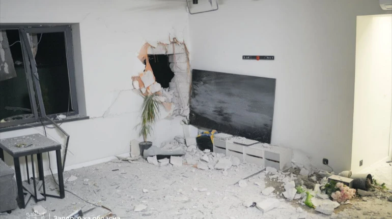 Двоє людей поранені через атаку РФ на Запоріжжя