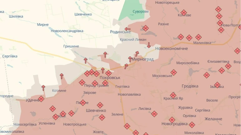 Сили оборони контролюють північну частину Покровська та Мирнограда – Угруповання військ Схід