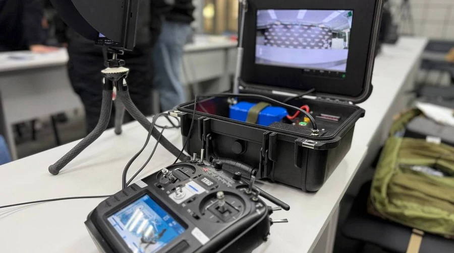 Ukrainian military introduces universal ground station for fibre-optic drones, says defence minister