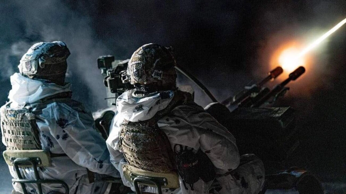 Air defence downs 87 out of 90 drones Russia launched on New Year's Eve ...