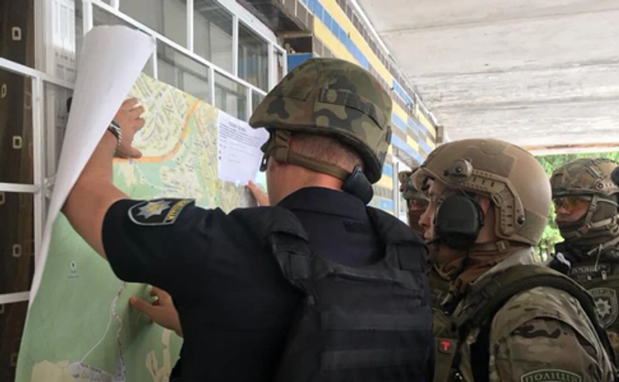 Поліція проводить навчання в Києві та просить не панікувати