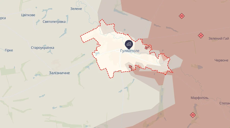 DeepState: Росіяни просунулися у Гуляйполі