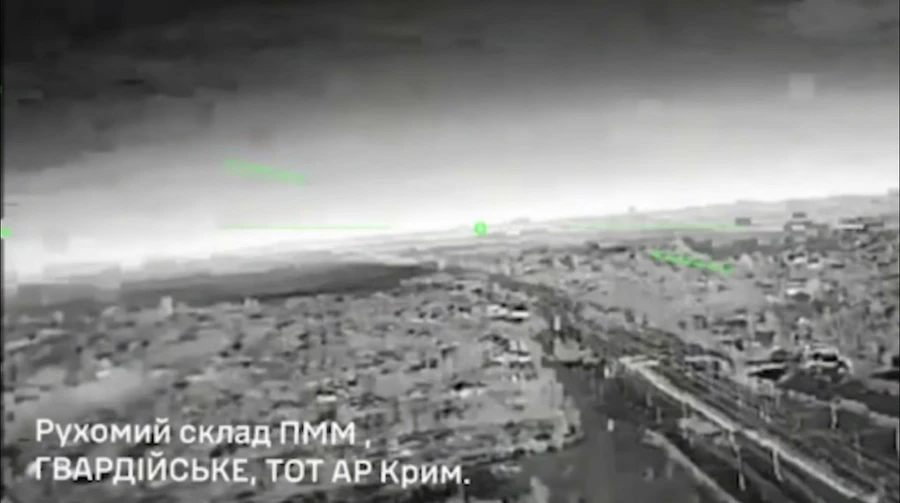 ССО вдарили по ешелону росіян на нафтобазі Гвардійське в Криму