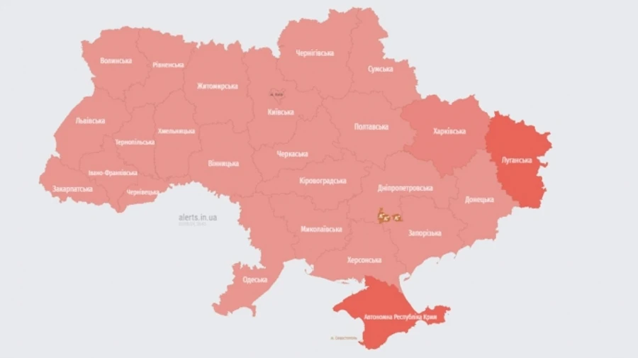 В Украине была третья за день воздушная тревога: взлетал МиГ-31К