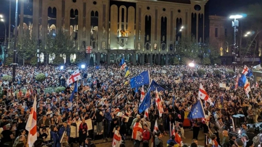 Мітингувальники у Тбілісі вимагають зустрічі з прем’єром