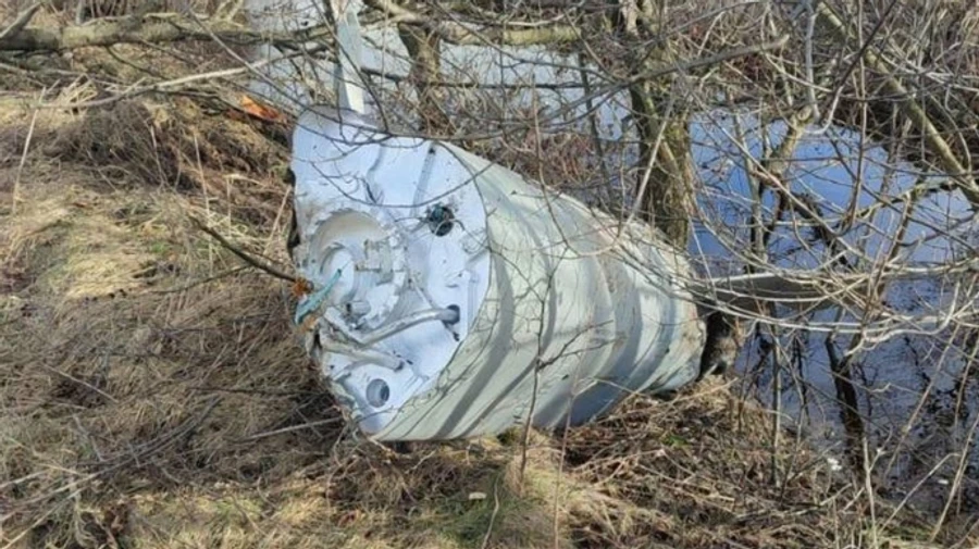 Wreckage of undetonated missile found in Lviv Oblast – photo