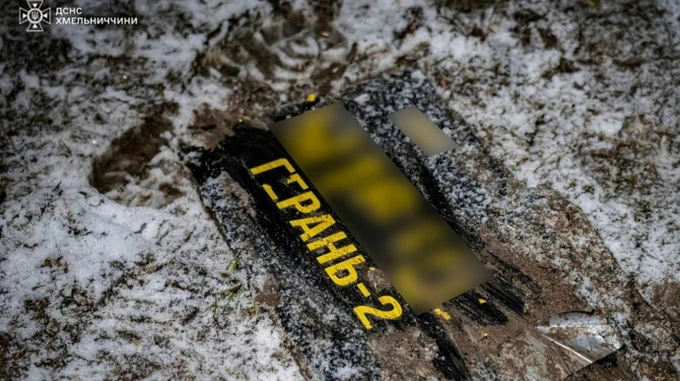 Russian drone strike injures woman near Khmelnytskyi – photos