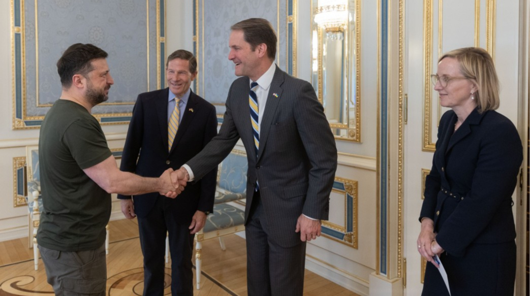 Під час перебування конгресменів США в Києві Зеленський обговорив з ними потреби ППО