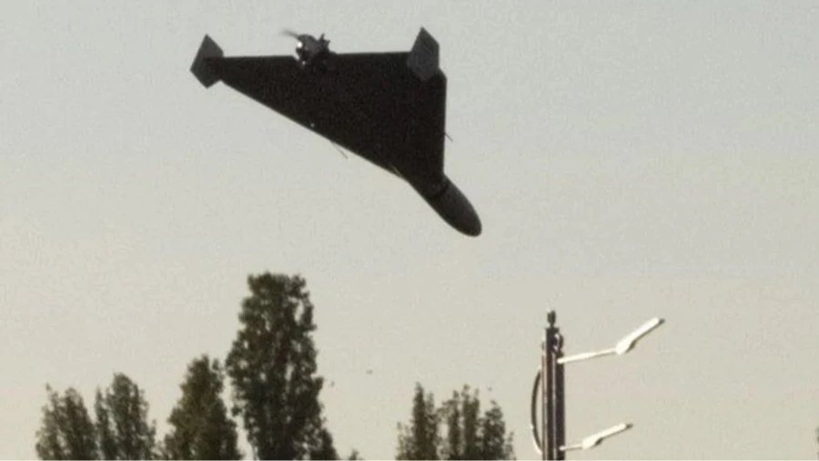 Russian drones strike Kyiv warehouse twice