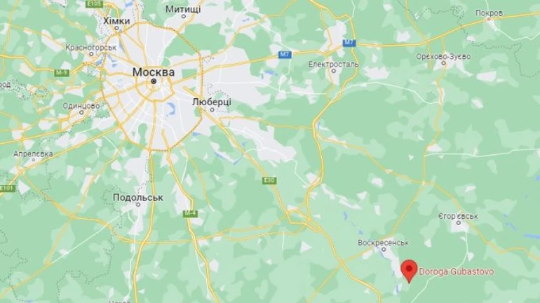 В Московській області неподалік від станції Газпрому упав безпілотник