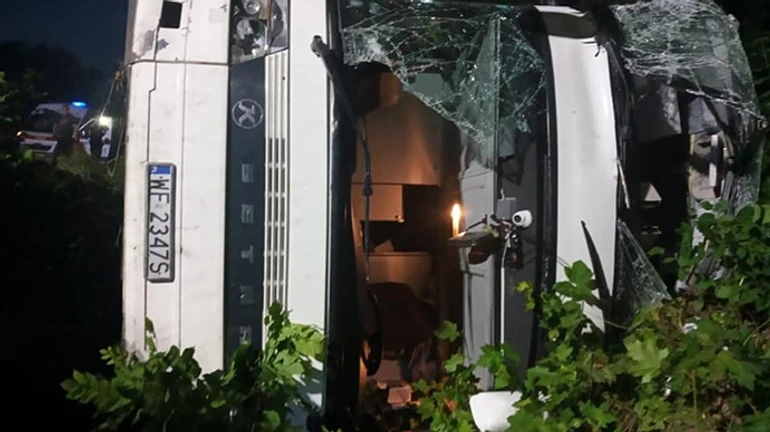 В Ровенской области перевернулся автобус Киев-Вроцлав: 16 госпитализированных