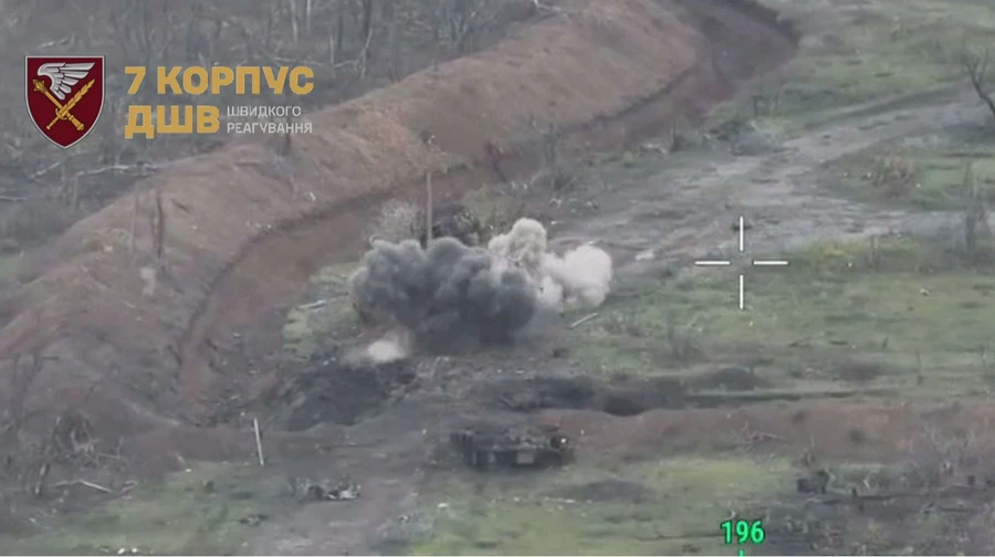 The DSHV showed the undermining of the enemy's logistics route 5 km from Pokrovsk