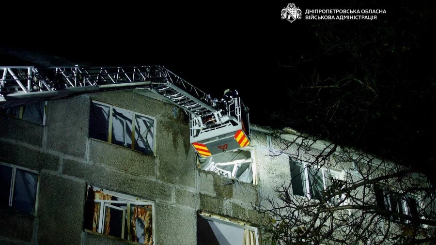 Russian drone strikes student accommodation in Dnipro