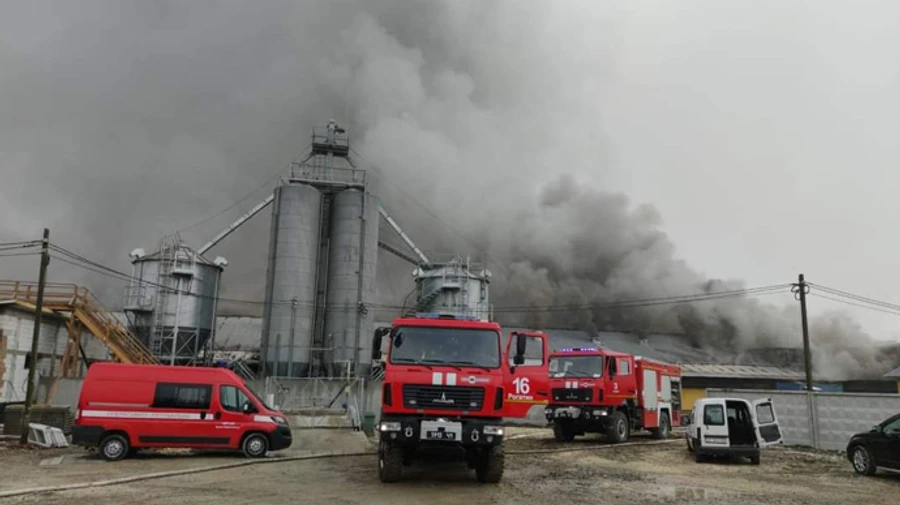 Велика свиноферма горіла на Франківщині