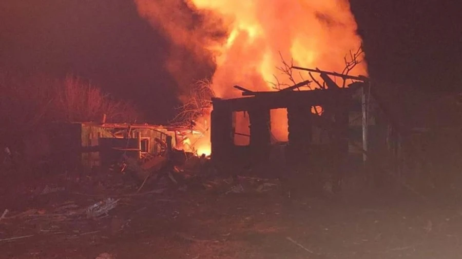 Russians launch drone attack on Sumy Oblast, leaving two people injured – photo