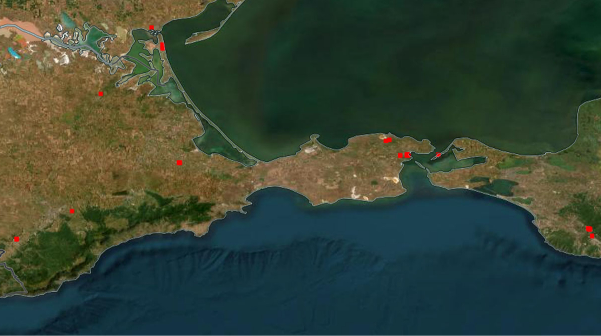 Kerch Bridge closed to traffic overnight, explosions heard across occupied Crimea and fires break out