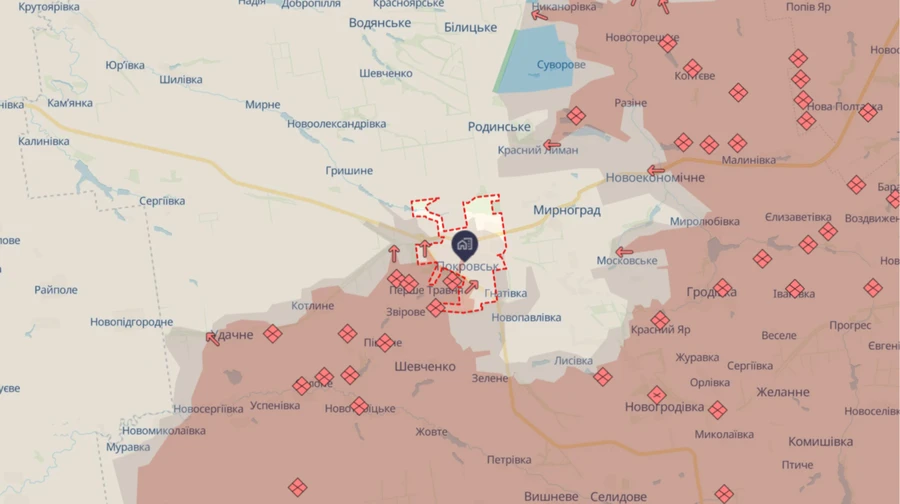 General Staff: Not a single unit of the Defense Forces in Pokrovsk or Myrnograd was surrounded by the enemy