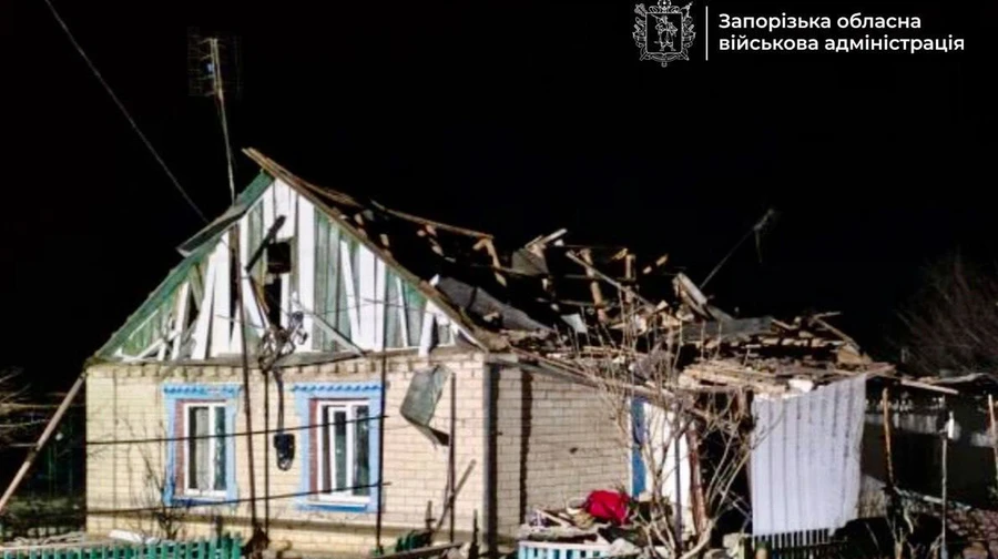 Росіяни атакували БпЛА Вільнянськ: четверо поранених, серед них – дитина