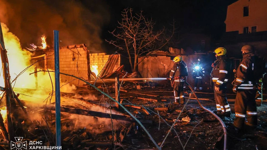 Russian forces attack Kharkiv overnight, injuring five people – photo