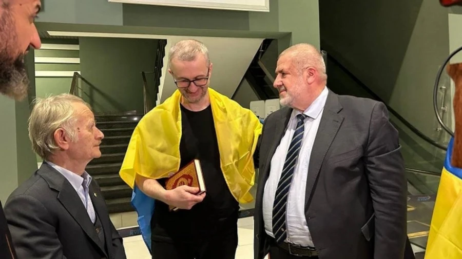 Photos of welcoming ceremony for Ukrainians released from Russian captivity published